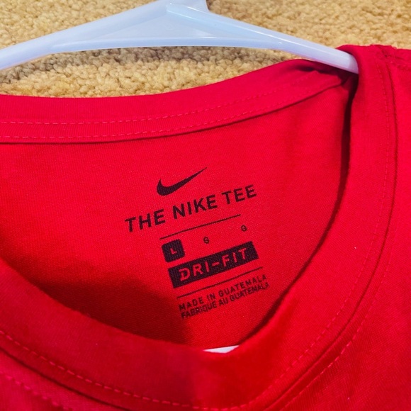 Tampa Bay Buccaneers Nike Super Bowl Red Men’s L Dri Fit Shirt - Picture 3 of 5